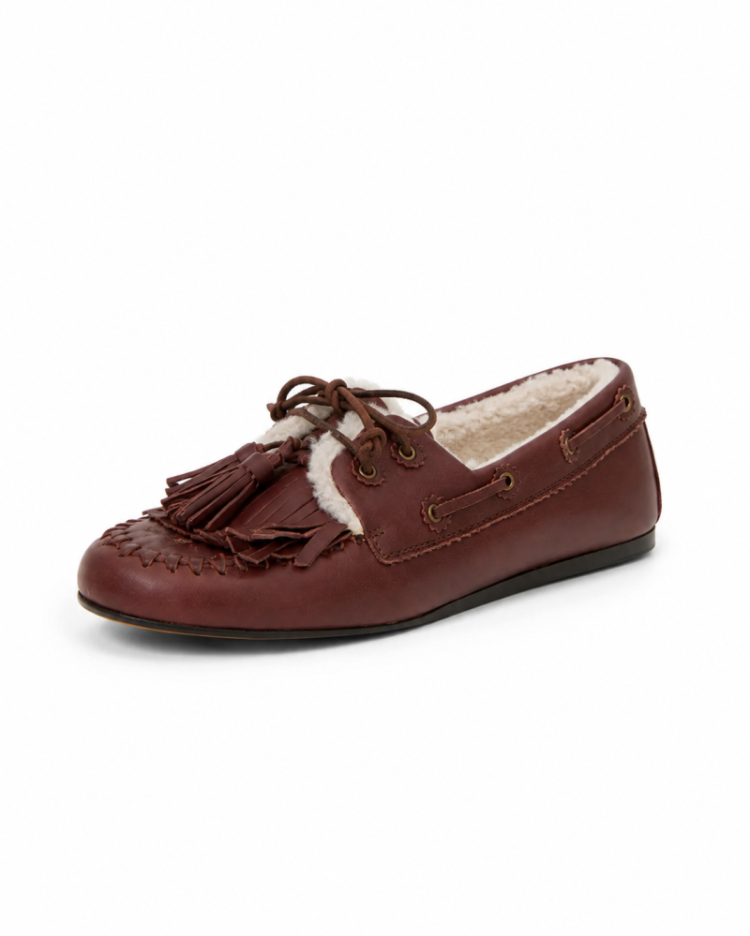 DARK BROWN/ECRU
