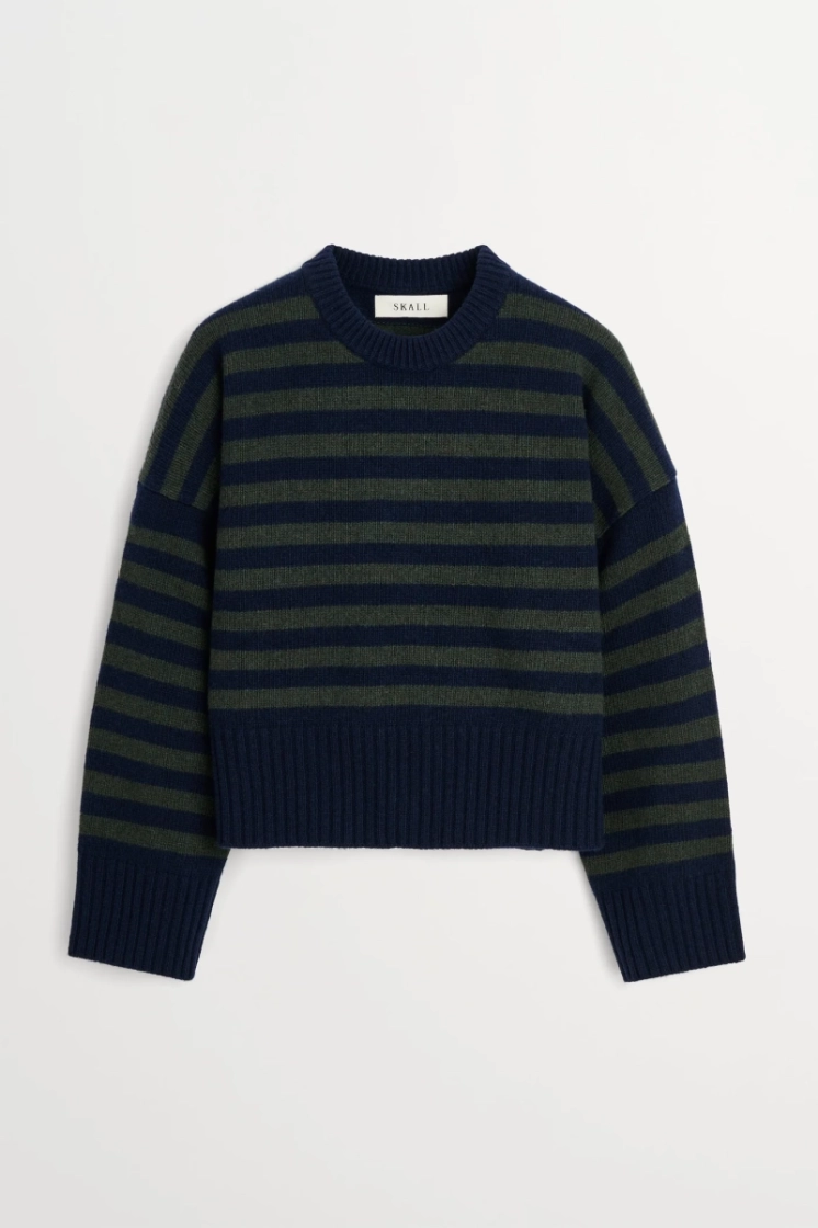  NAVY/GREEN STRI