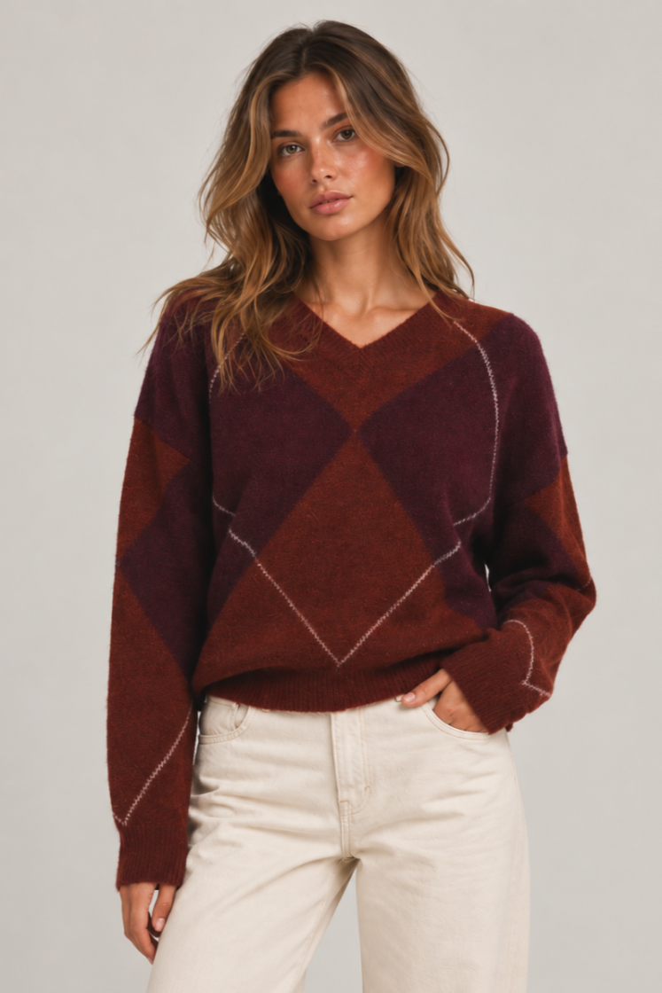 BURGUNDY/RUST